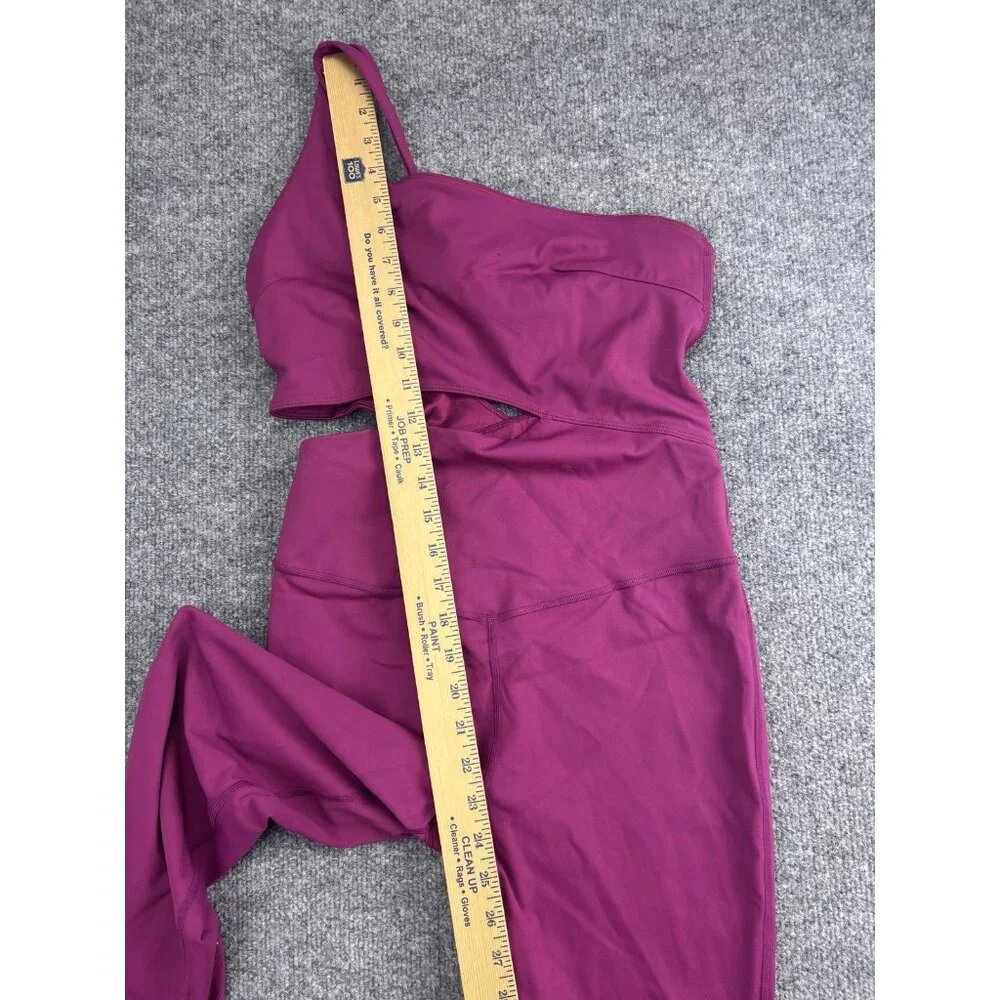 Free People‎ Movement One Shoulder Unitard Womens M Cutout One Piece Bodysuit